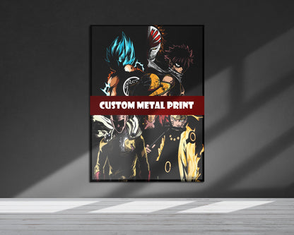 Anime Town Creations Metal Poster Create Your Own 24" x 36" Home Goods - Custom Custom Metal Poster