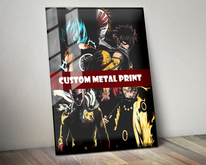 Anime Town Creations Metal Poster Create Your Own 24" x 36" Home Goods - Custom Custom Metal Poster