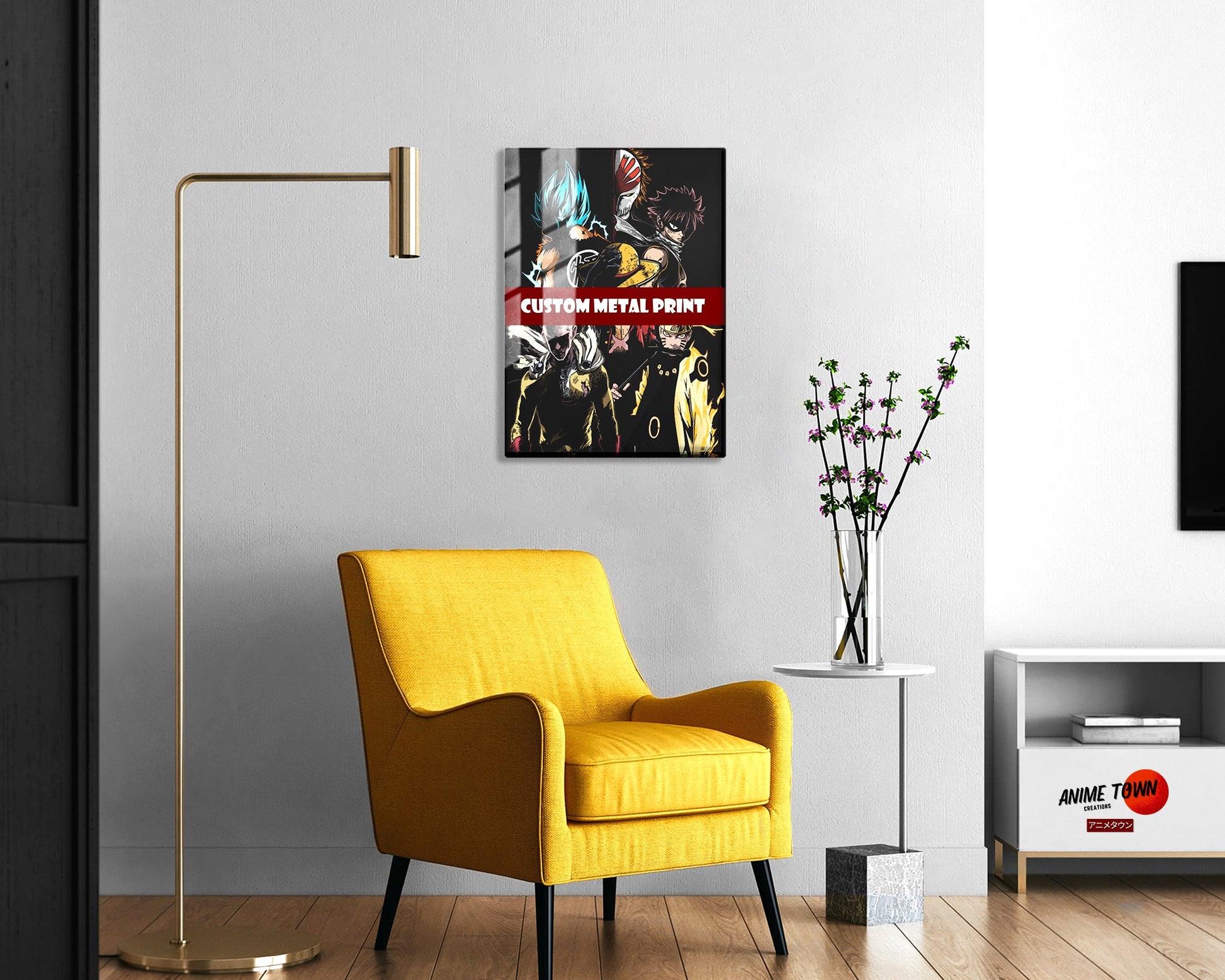 Anime Town Creations Metal Poster Create Your Own 5" x 7" Home Goods - Custom Custom Metal Poster