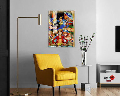 One Piece Crew Members Metal Poster