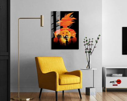 Dragon Ball Z Goku Black Metal Poster