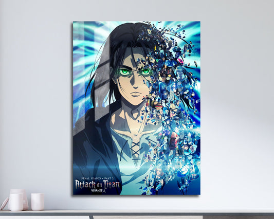 Anime Town Creations Metal Poster Attack on Titan The Final Season Part 2 11" x 17" Home Goods - Anime Attack on Titan Metal Poster