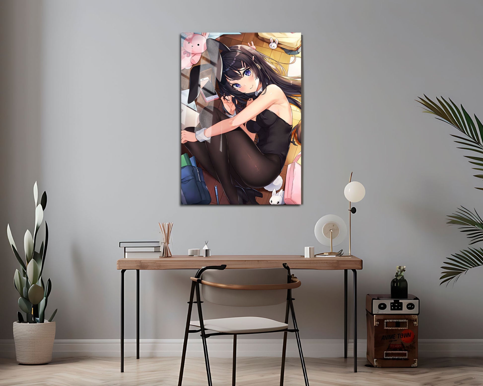 Anime Town Creations Metal Poster Bunny Girl Senpai Mai Sakurajima 24" x 36" Home Goods - Anime Rascal Does Not Dream of Bunny Girl Senpai Metal Poster