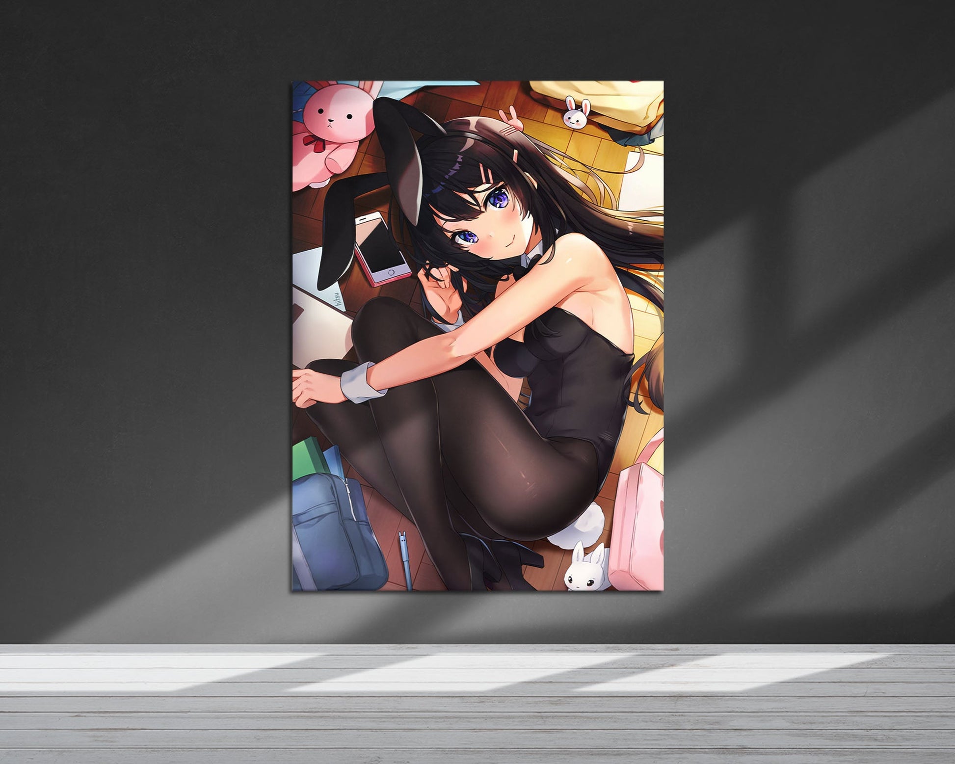 Anime Town Creations Metal Poster Bunny Girl Senpai Mai Sakurajima 5" x 7" Home Goods - Anime Rascal Does Not Dream of Bunny Girl Senpai Metal Poster
