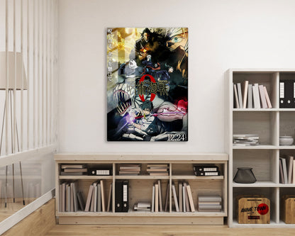 Anime Town Creations Metal Poster Jujutsu Kaisen 0 The Prequel 16" x 24" Home Goods - Anime Jujutsu Kaisen Metal Poster