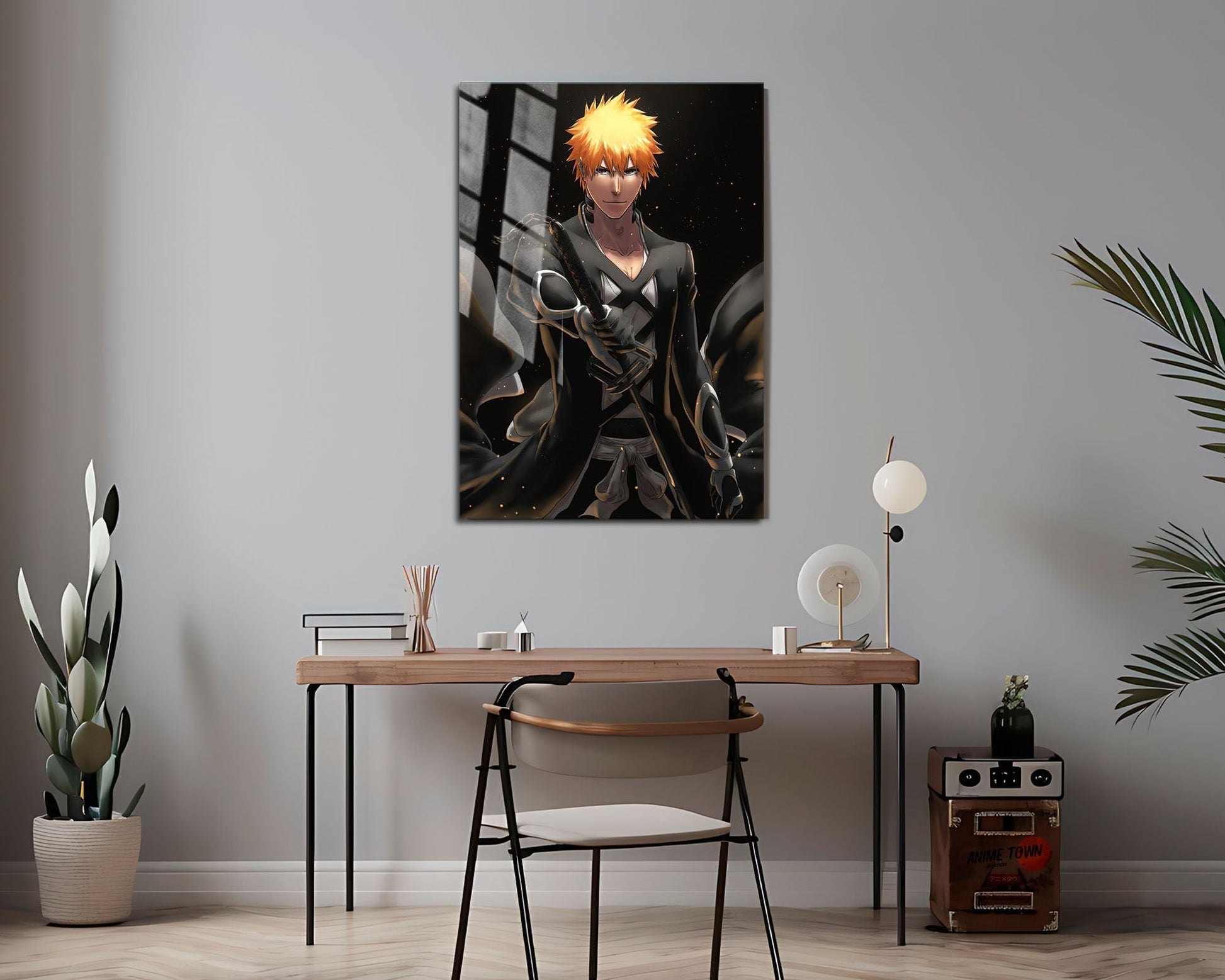 Anime Town Creations Metal Poster Bleach Ichigo Fullbring Bankai 16" x 24" Home Goods - Anime Bleach Metal Poster
