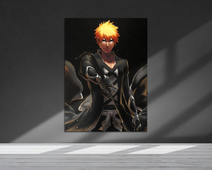 Anime Town Creations Metal Poster Bleach Ichigo Fullbring Bankai 24" x 36" Home Goods - Anime Bleach Metal Poster