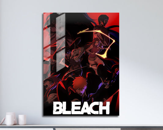 Anime Town Creations Metal Poster Bleach Thousand Year Blood War 5" x 7" Home Goods - Anime Bleach Metal Poster