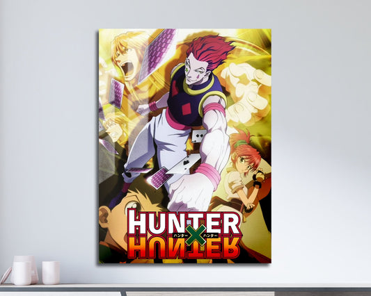Anime Town Creations Metal Poster Hunter x Hunter Hisoka Morow 5" x 7" Home Goods - Anime Hunter x Hunter Metal Poster