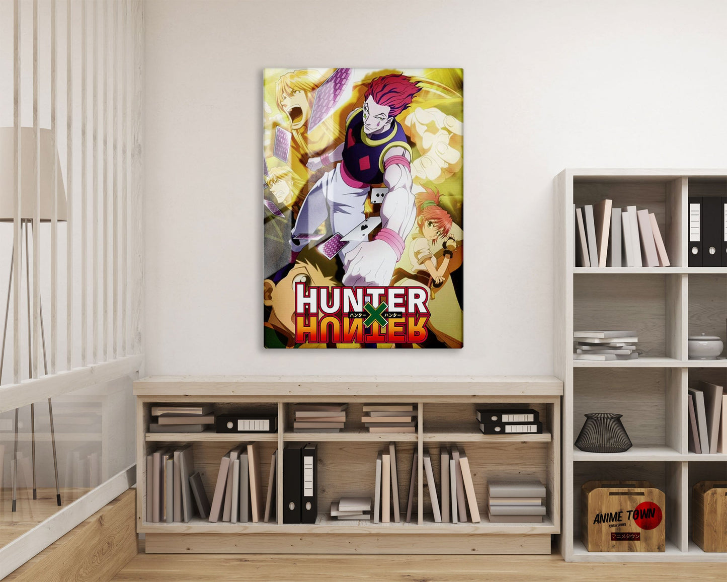 Anime Town Creations Metal Poster Hunter x Hunter Hisoka Morow 11" x 17" Home Goods - Anime Hunter x Hunter Metal Poster