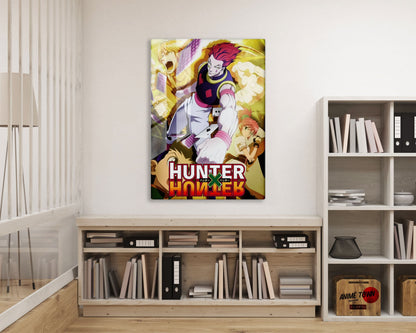 Anime Town Creations Metal Poster Hunter x Hunter Hisoka Morow 11" x 17" Home Goods - Anime Hunter x Hunter Metal Poster