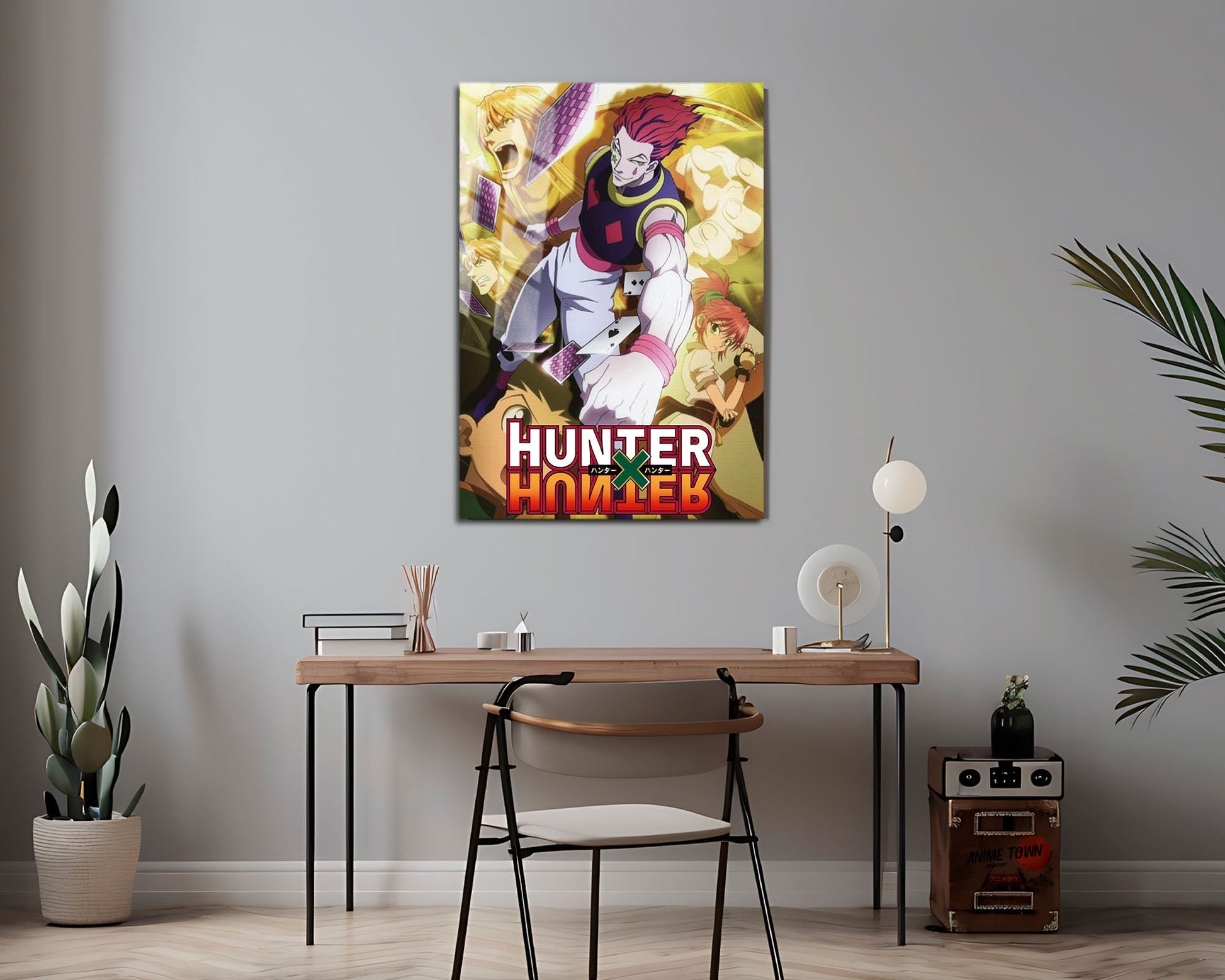 Anime Town Creations Metal Poster Hunter x Hunter Hisoka Morow 16" x 24" Home Goods - Anime Hunter x Hunter Metal Poster