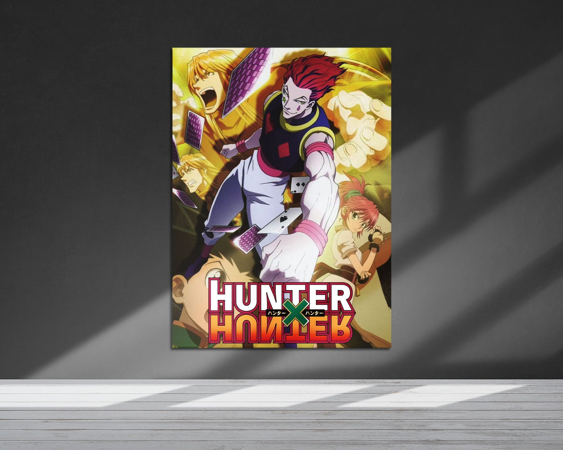 Anime Town Creations Metal Poster Hunter x Hunter Hisoka Morow 24" x 36" Home Goods - Anime Hunter x Hunter Metal Poster