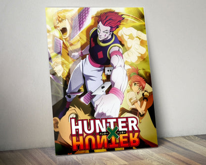 Anime Town Creations Metal Poster Hunter x Hunter Hisoka Morow 24" x 36" Home Goods - Anime Hunter x Hunter Metal Poster