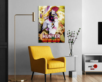 Anime Town Creations Metal Poster Hunter x Hunter Hisoka Morow 24" x 36" Home Goods - Anime Hunter x Hunter Metal Poster