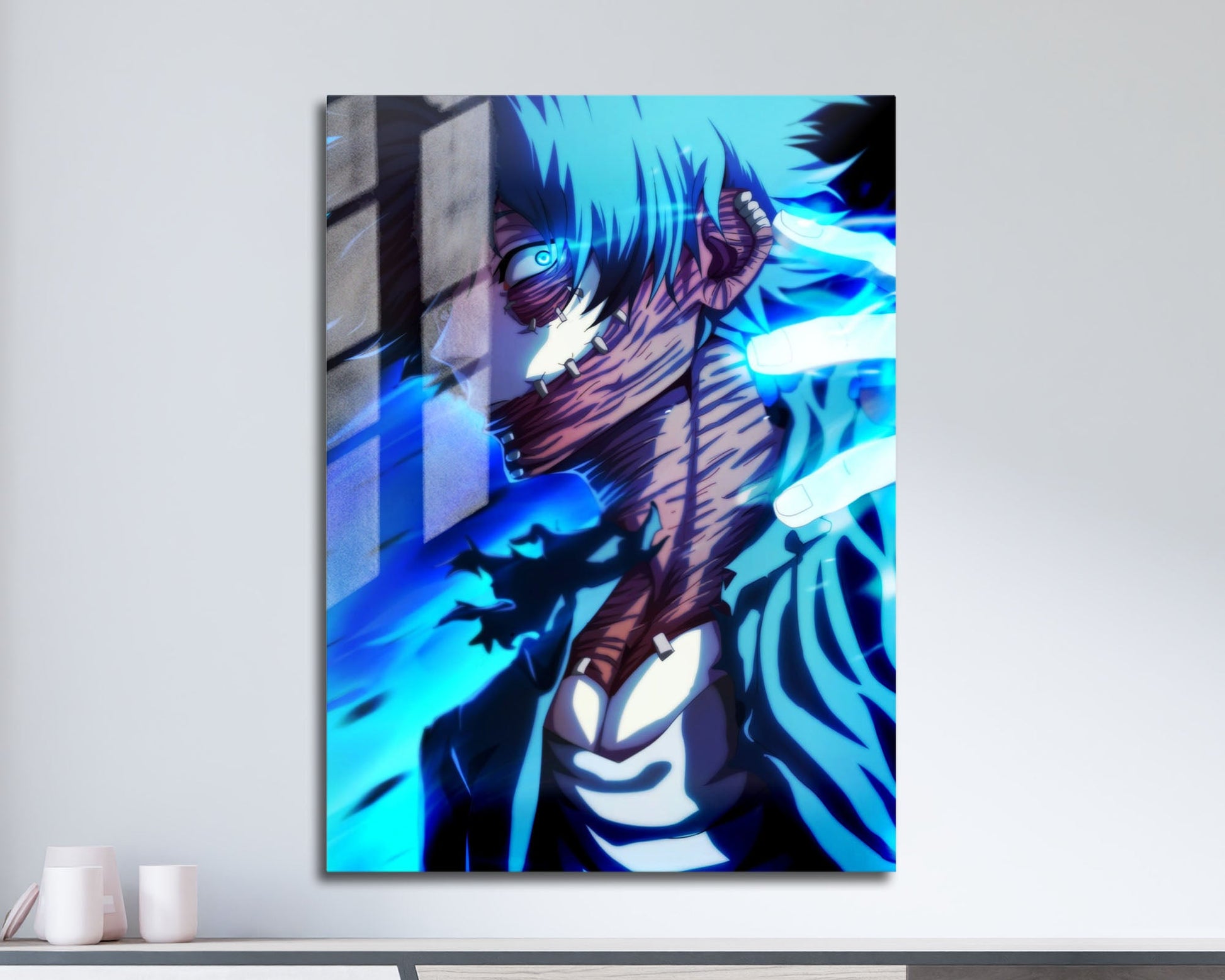 Anime Town Creations Metal Poster My Hero Academia Dabi 5" x 7" Home Goods - Anime My Hero Academia Metal Poster
