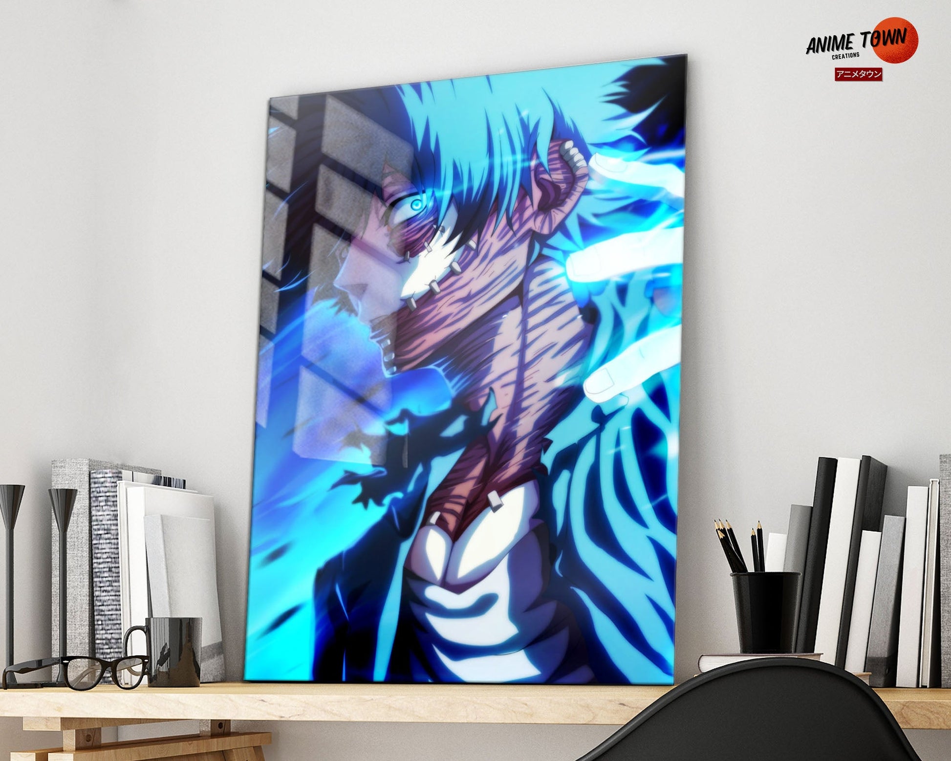 Anime Town Creations Metal Poster My Hero Academia Dabi 11" x 17" Home Goods - Anime My Hero Academia Metal Poster