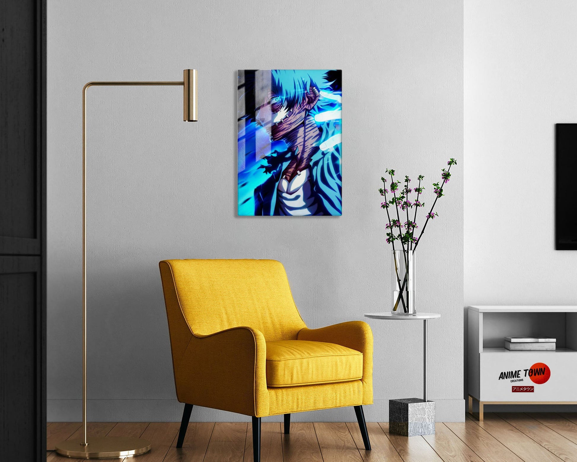 Anime Town Creations Metal Poster My Hero Academia Dabi 24" x 36" Home Goods - Anime My Hero Academia Metal Poster