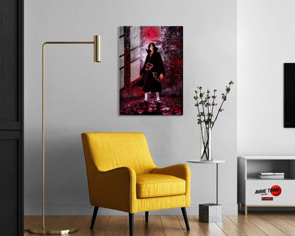 Naruto Uchiha Itachi Genjutsu Metal Poster