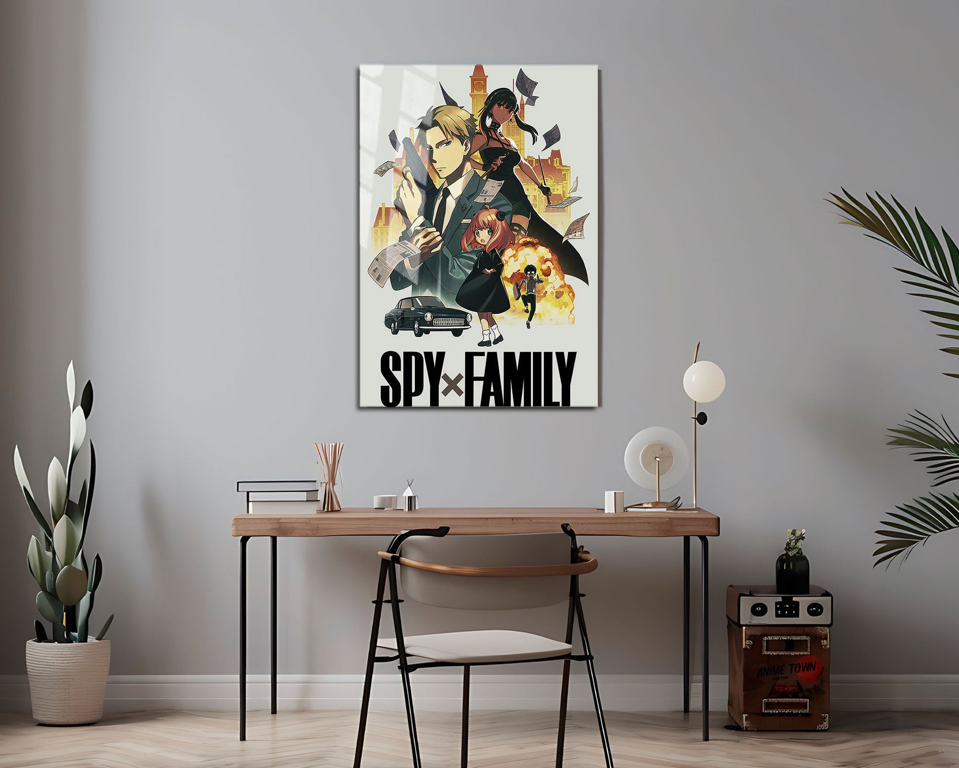 Anime Town Creations Metal Poster Spy x Family 16" x 24" Home Goods - Anime Spy x Family Metal Poster