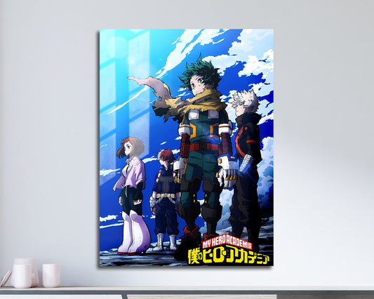 Anime Town Creations Metal Poster My Hero Academia Season 7 11" x 17" Home Goods - Anime My Hero Academia Metal Poster
