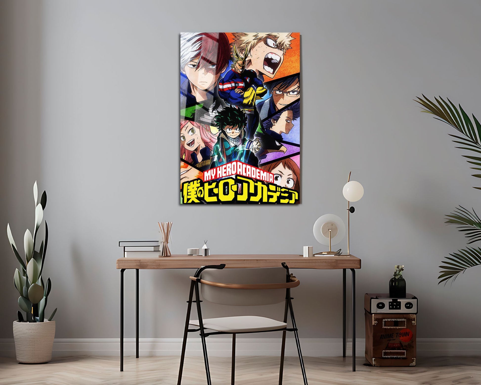 Anime Town Creations Metal Poster My Hero Academia Panels 24" x 36" Home Goods - Anime My Hero Academia Metal Poster