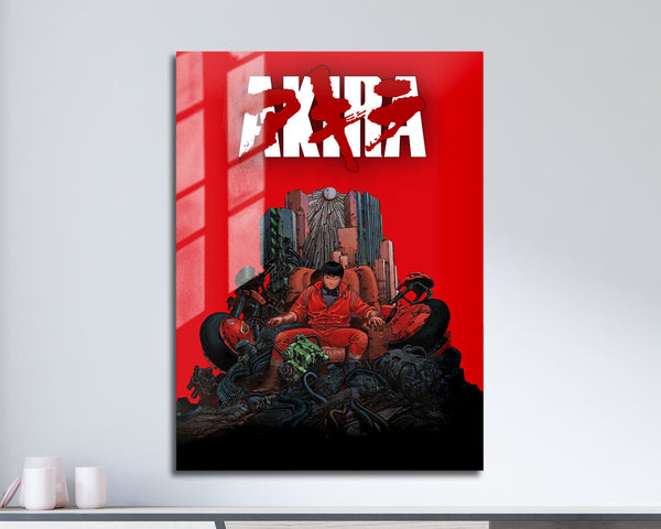 Akira Classic Red Metal Poster Metal Poster – Anime Town Creations