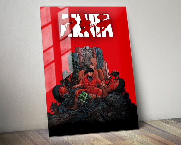 Akira Classic Red Metal Poster Metal Poster – Anime Town Creations