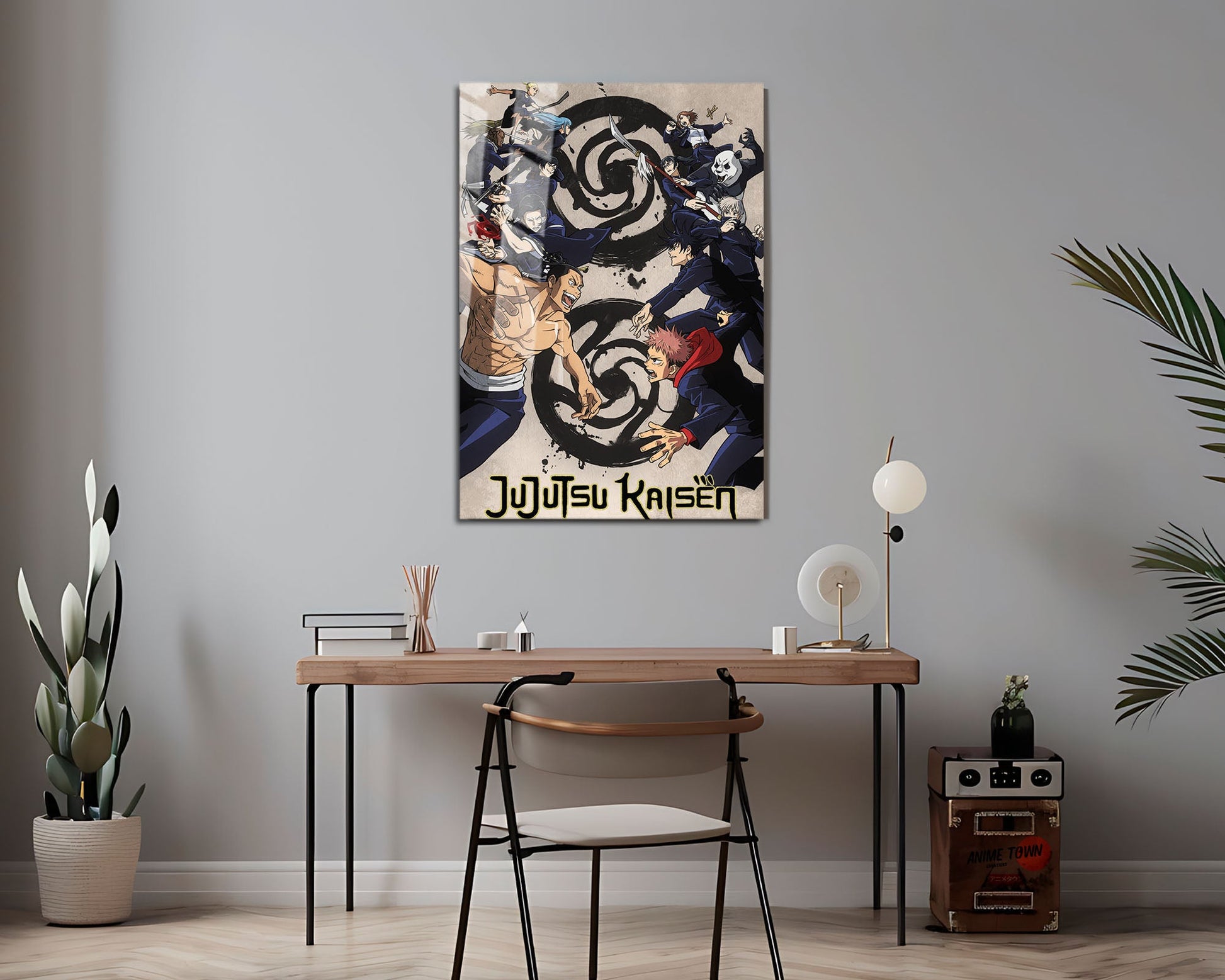 Anime Town Creations Metal Poster Jujutsu Kaisen Tokyo vs Kyoto 24" x 36" Home Goods - Anime Jujutsu Kaisen Metal Poster