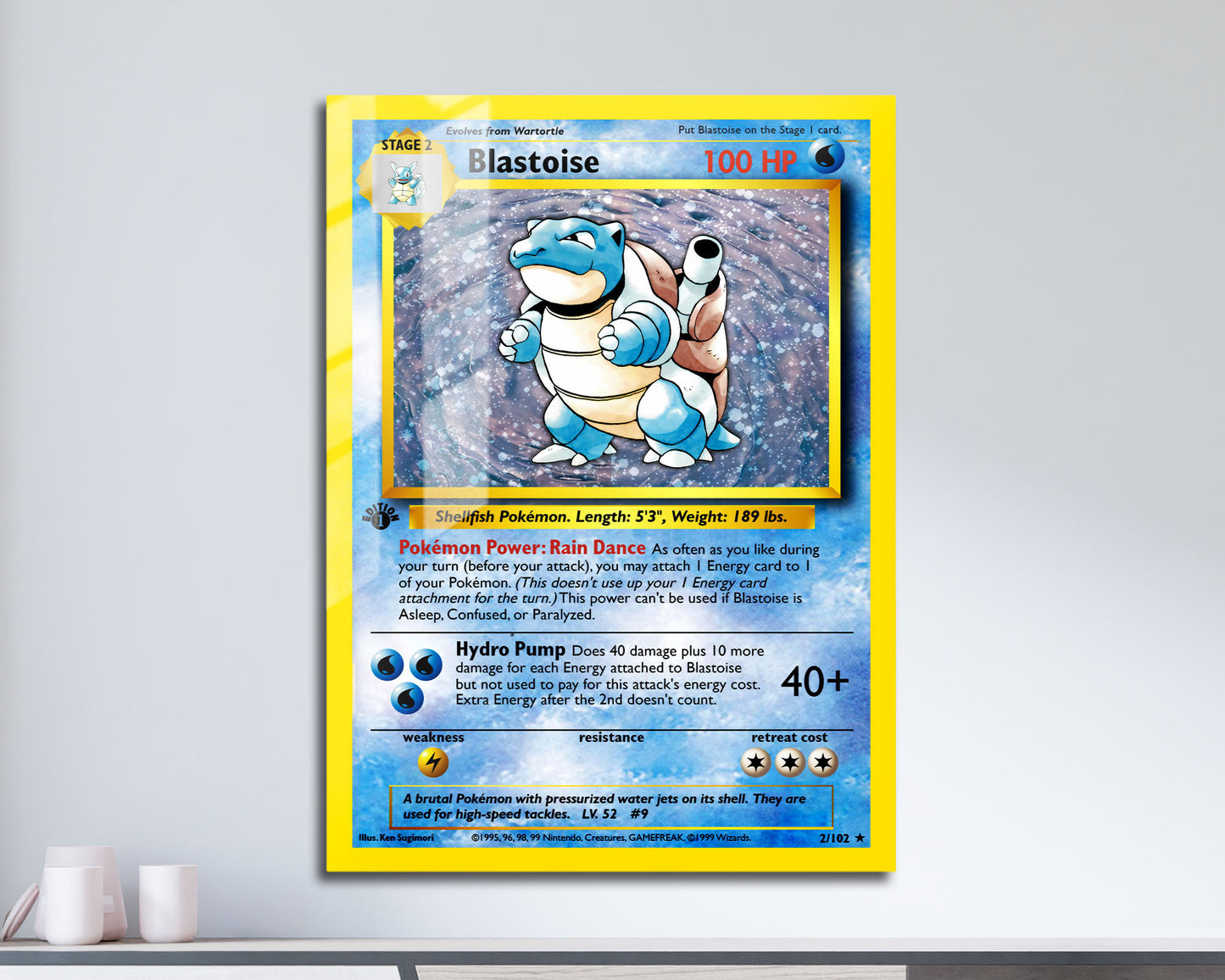 Pokemon Cards Metal Poster Set