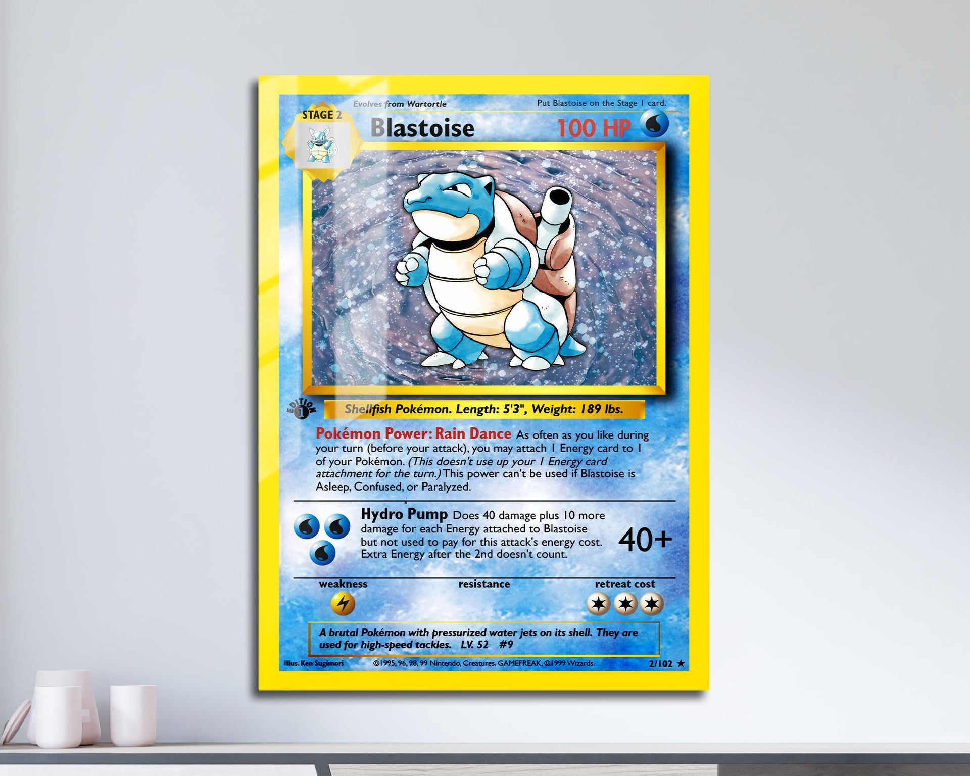 blastoise pokemon card rare Blastoise EX - 21/108 - Holo Rare ex - Pokemon Singles XY Evolutions
