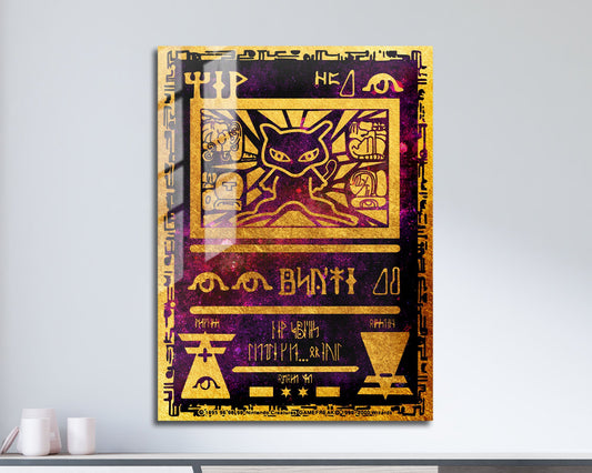 Anime Town Creations Metal Poster Pokemon Ancient Mew Card 11" x 17" Home Goods - Anime Pokemon Metal Poster