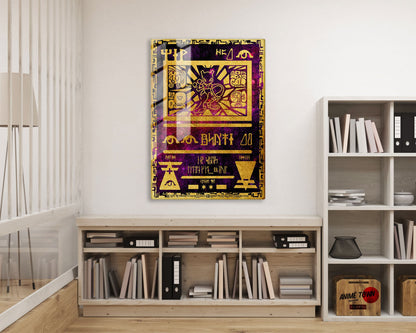 Anime Town Creations Metal Poster Pokemon Ancient Mewtwo Card 16" x 24" Home Goods - Anime Pokemon Metal Poster