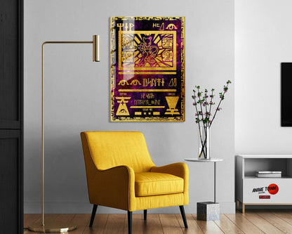 Anime Town Creations Metal Poster Pokemon Ancient Mewtwo Card 5" x 7" Home Goods - Anime Pokemon Metal Poster