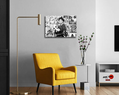 Anime Town Creations Metal Poster Landscape One Piece Luffy Manga 17" x 11" Home Goods - Anime One Piece Metal Poster