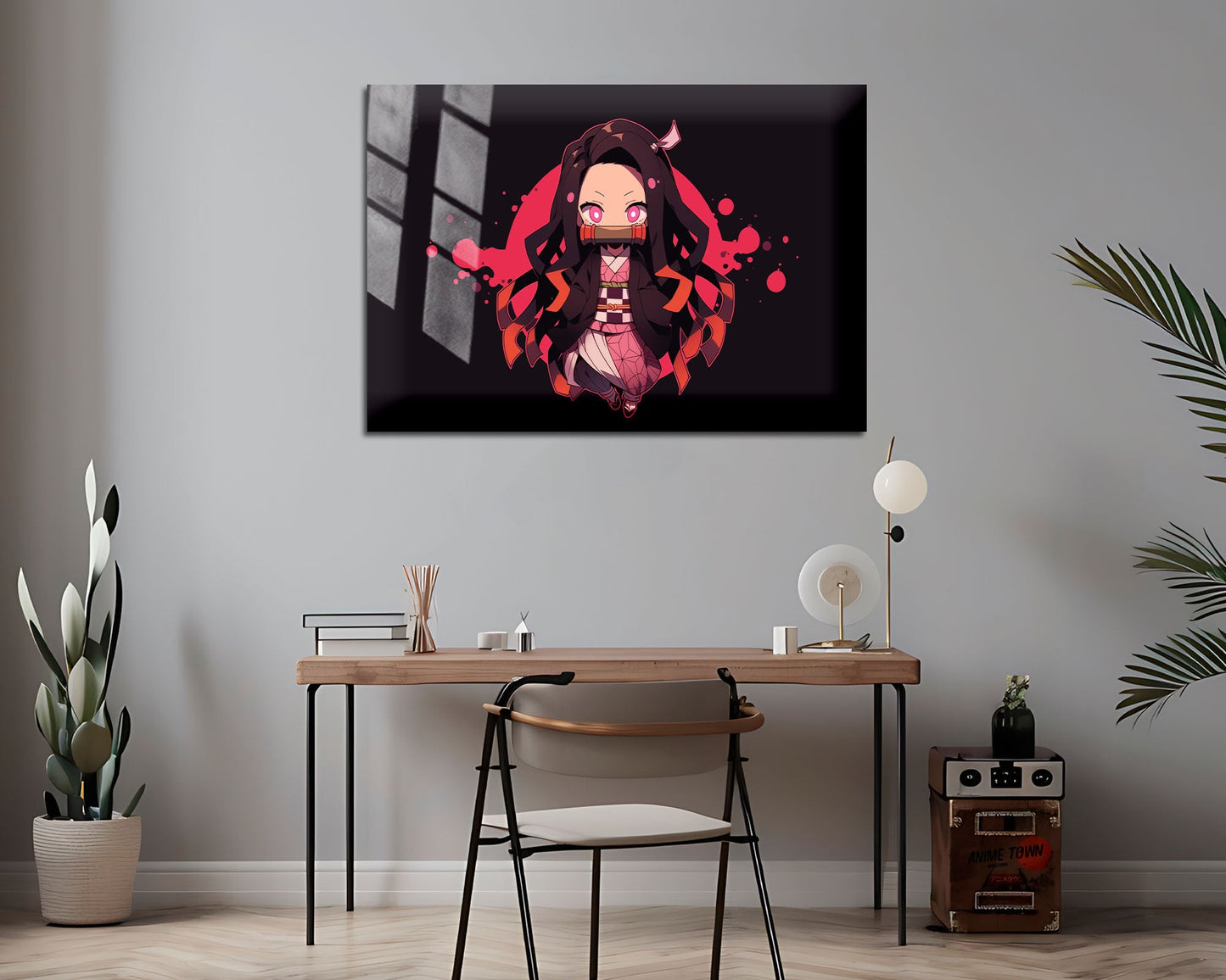 Demon Slayer Nezuko Kamado Chibi Metal Poster