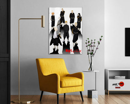 Anime Town Creations Metal Poster Tokyo Manji Gang 11" x 14" Home Goods - Anime Tokyo Revengers Metal Poster