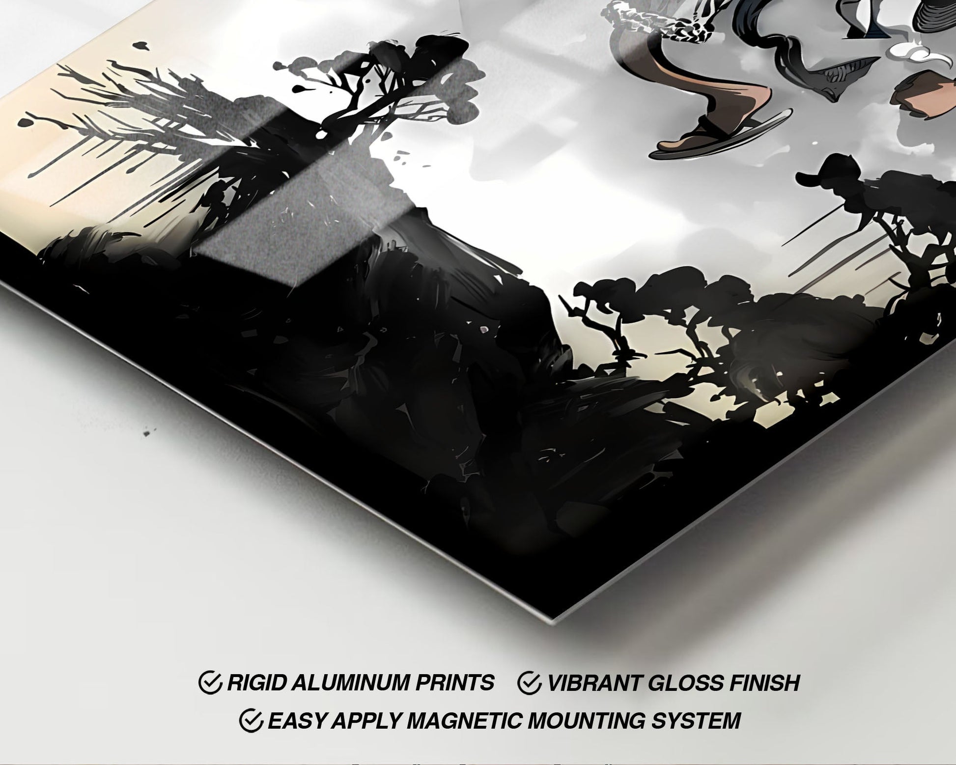 Anime Town Creations Metal Poster One Piece Gear 5 Moon 24" x 36" Home Goods - Anime One Piece Metal Poster