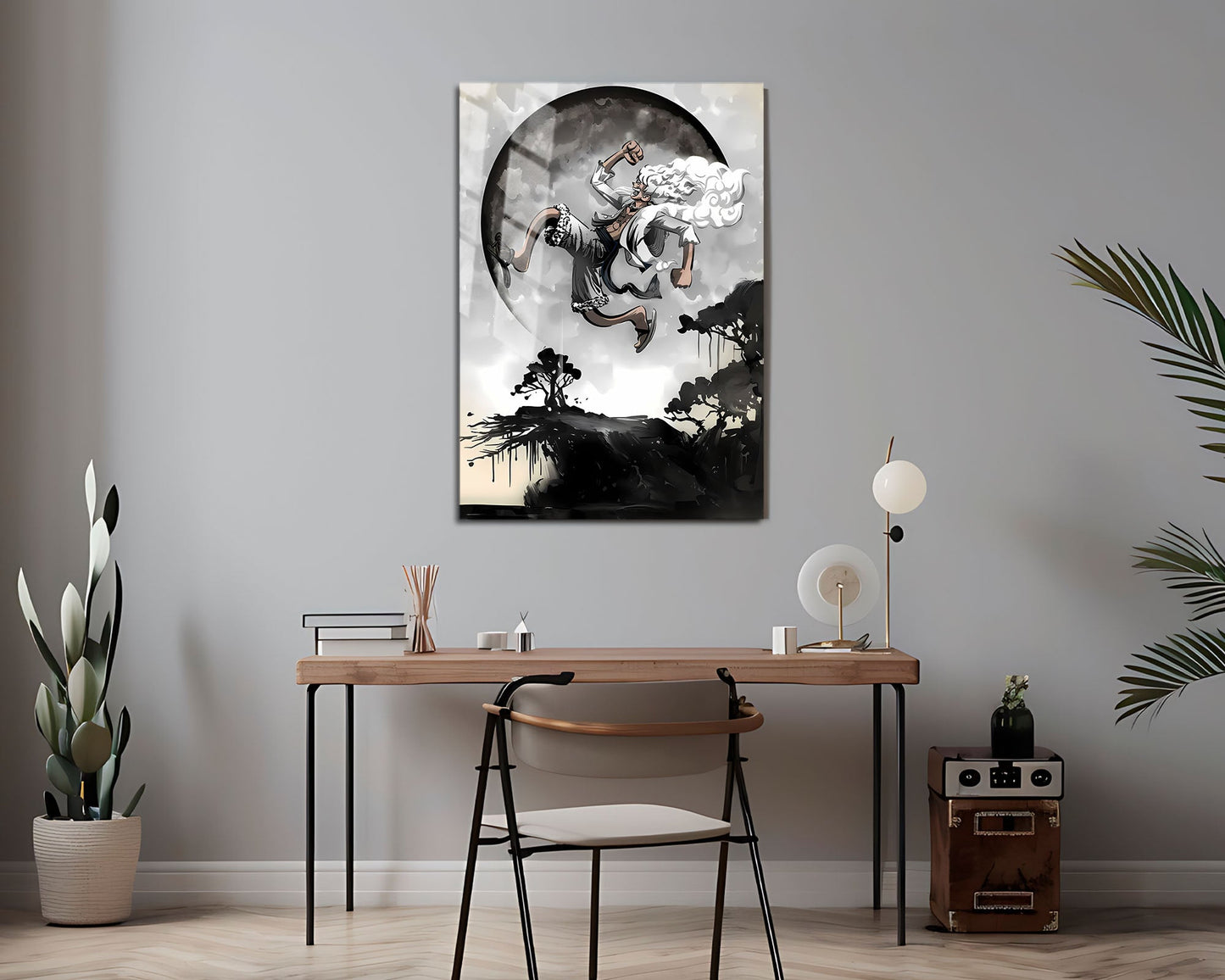 Anime Town Creations Metal Poster One Piece Gear 5 Moon 24" x 36" Home Goods - Anime One Piece Metal Poster