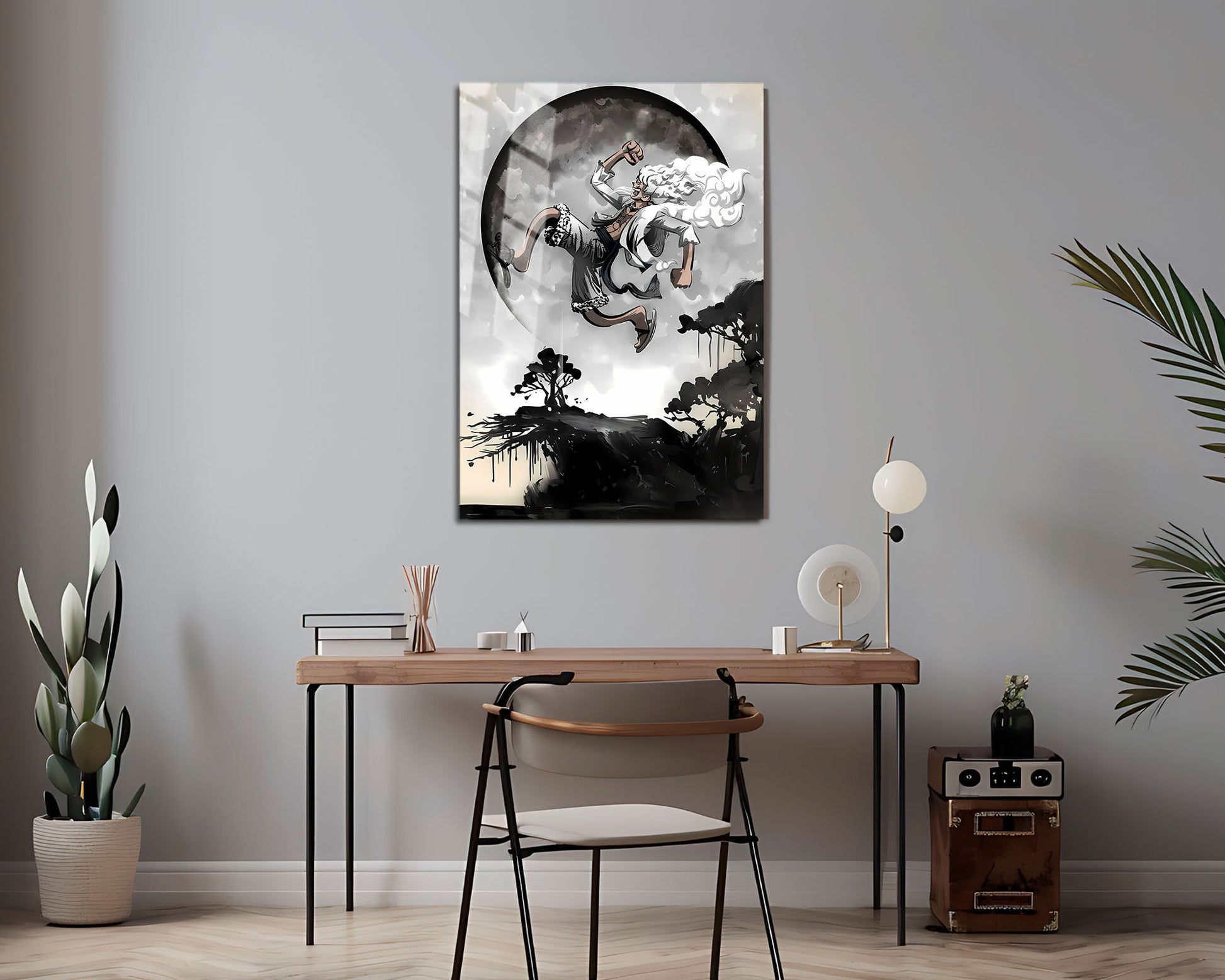 Anime Town Creations Metal Poster One Piece Gear 5 Moon 24" x 36" Home Goods - Anime One Piece Metal Poster