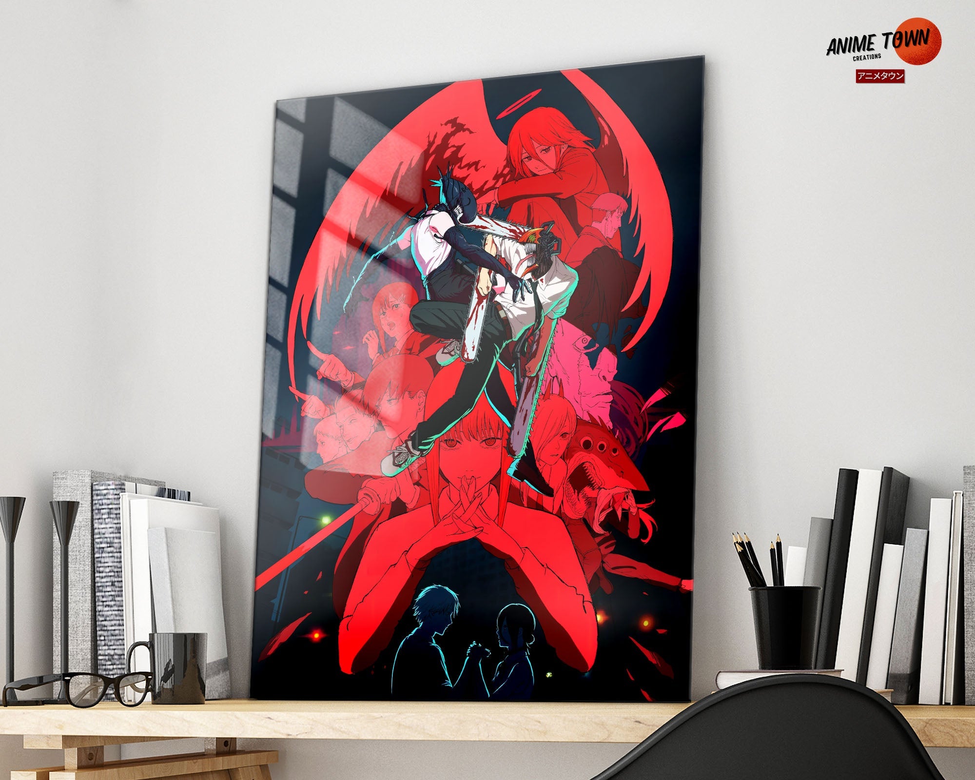 Chainsaw Man Reze Arc Metal Poster Metal Poster – Anime Town Creations