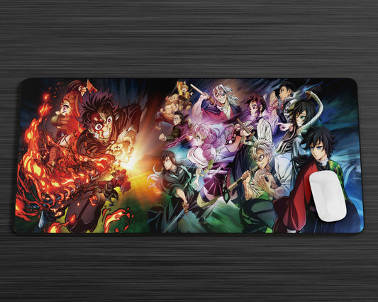 Anime Town Creations Mouse Pad Demon Slayer Hashira Training Arc Gaming Mouse Pad Accessories - Anime Demon Slayer Gaming Mouse Pad