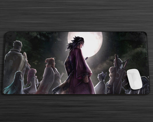 Anime Town Creations Mouse Pad Demon Slayer Hashira Dark Moonlight Gaming Mouse Pad Accessories - Anime Demon Slayer Gaming Mouse Pad