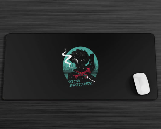 Anime Town Creations Mouse Pad Cowboy Bepop Spike Minimalist Gaming Mouse Pad Accessories - Anime Cowboy Bepop Gaming Mouse Pad