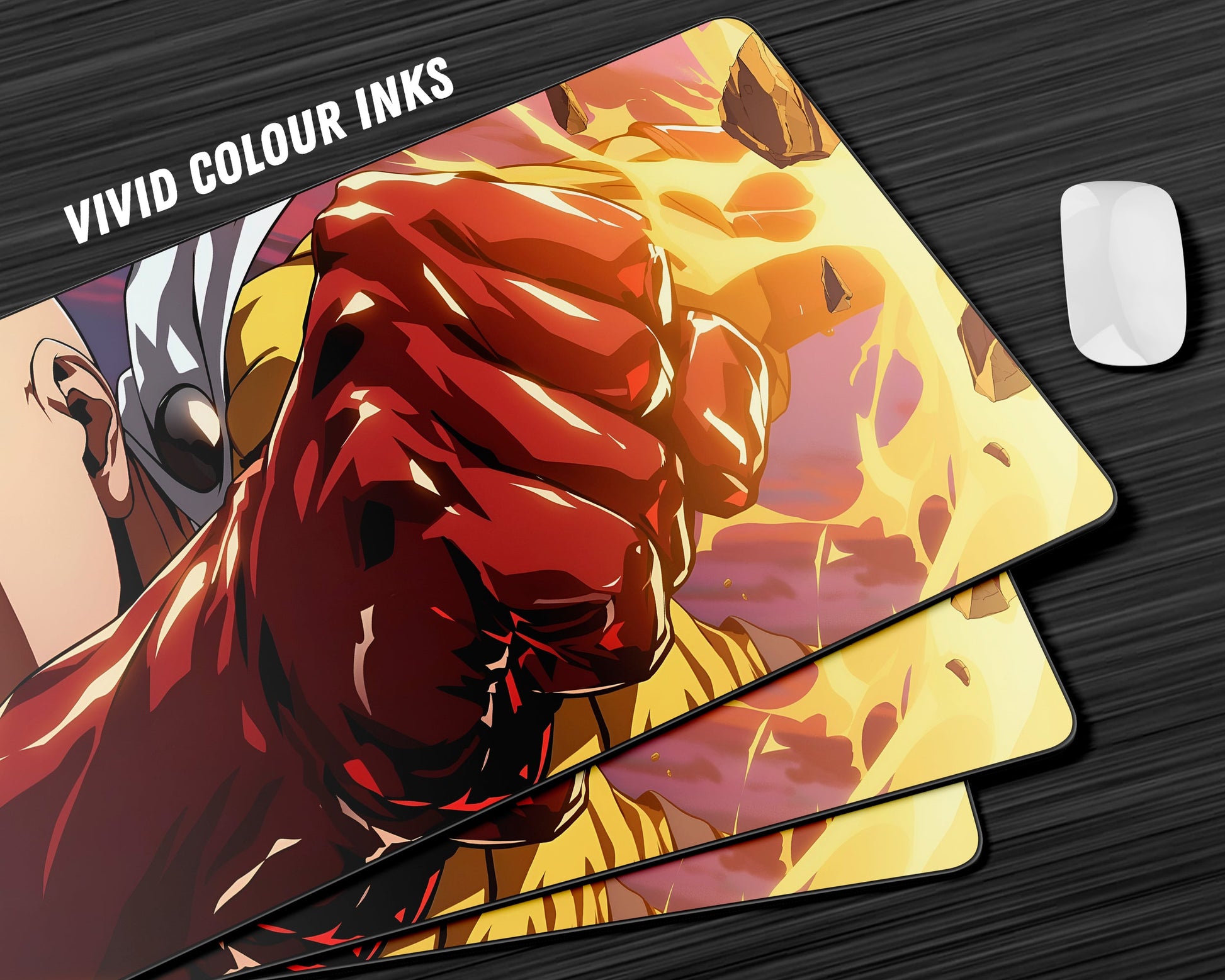 Anime Town Creations Mouse Pad One Punch Man Saitama Gaming Mouse Pad Accessories - Anime One Punch Man Gaming Mouse Pad