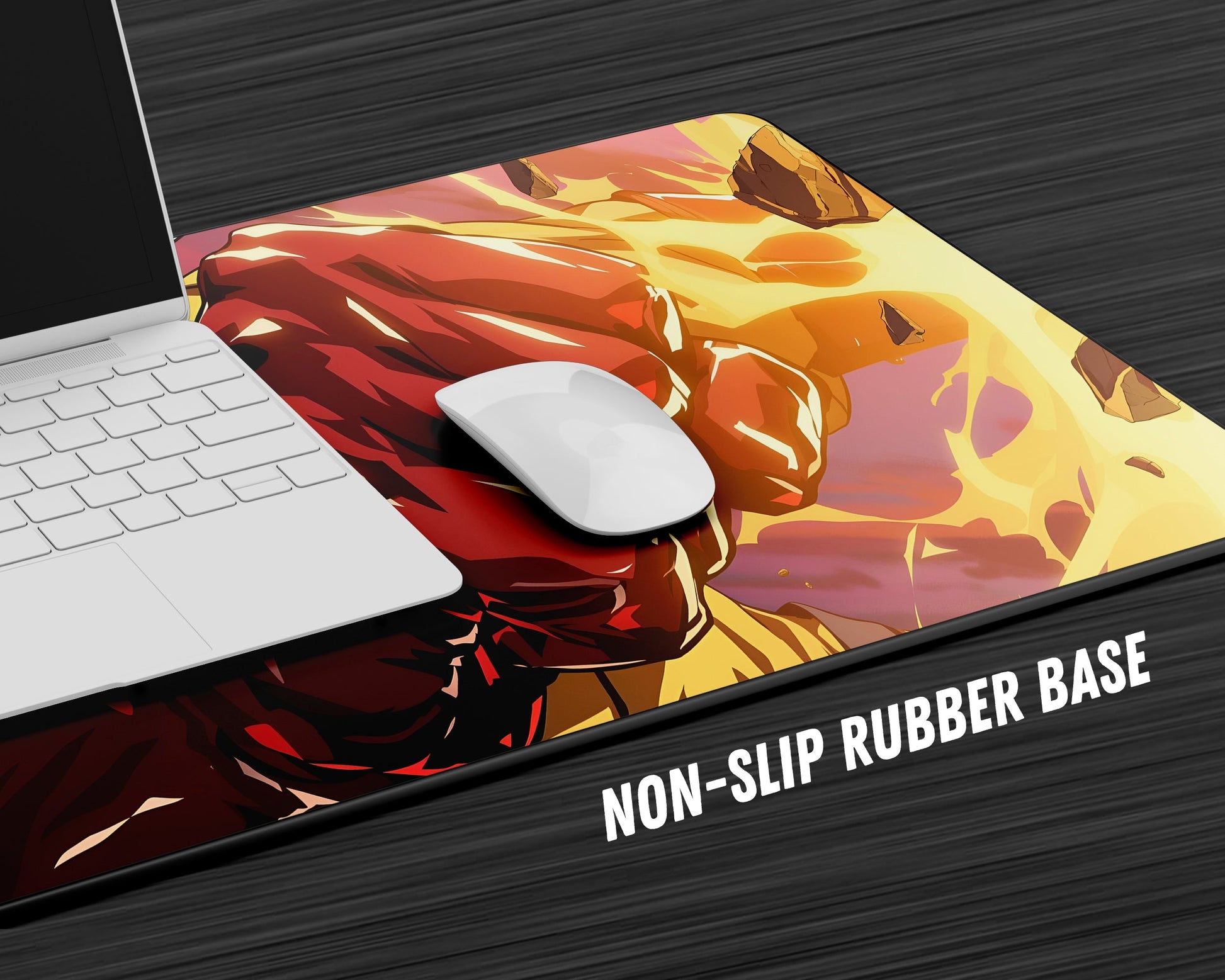 Anime Town Creations Mouse Pad One Punch Man Saitama Gaming Mouse Pad Accessories - Anime One Punch Man Gaming Mouse Pad