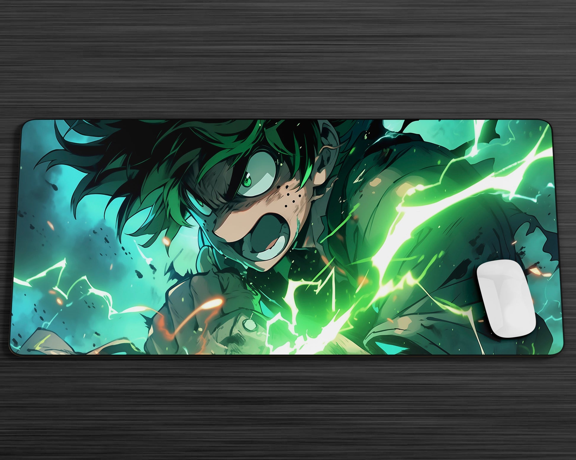 Anime Town Creations Mouse Pad My Hero Academia Izuku Midoriya Gaming Mouse Pad Accessories - Anime My Hero Academia Gaming Mouse Pad