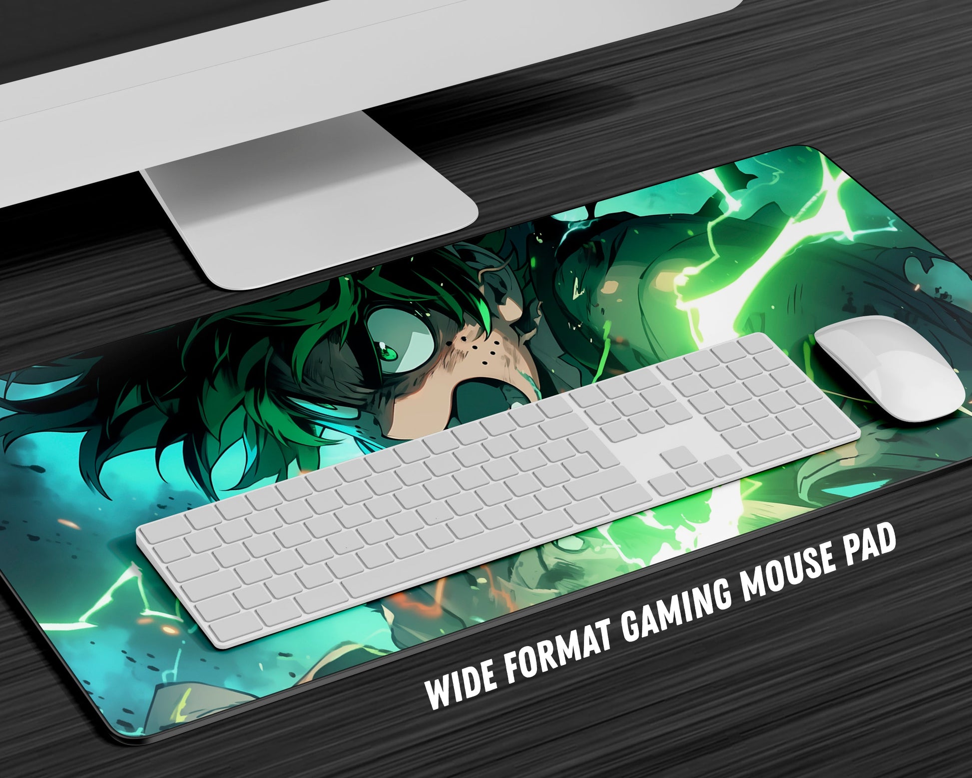 Anime Town Creations Mouse Pad My Hero Academia Izuku Midoriya Gaming Mouse Pad Accessories - Anime My Hero Academia Gaming Mouse Pad