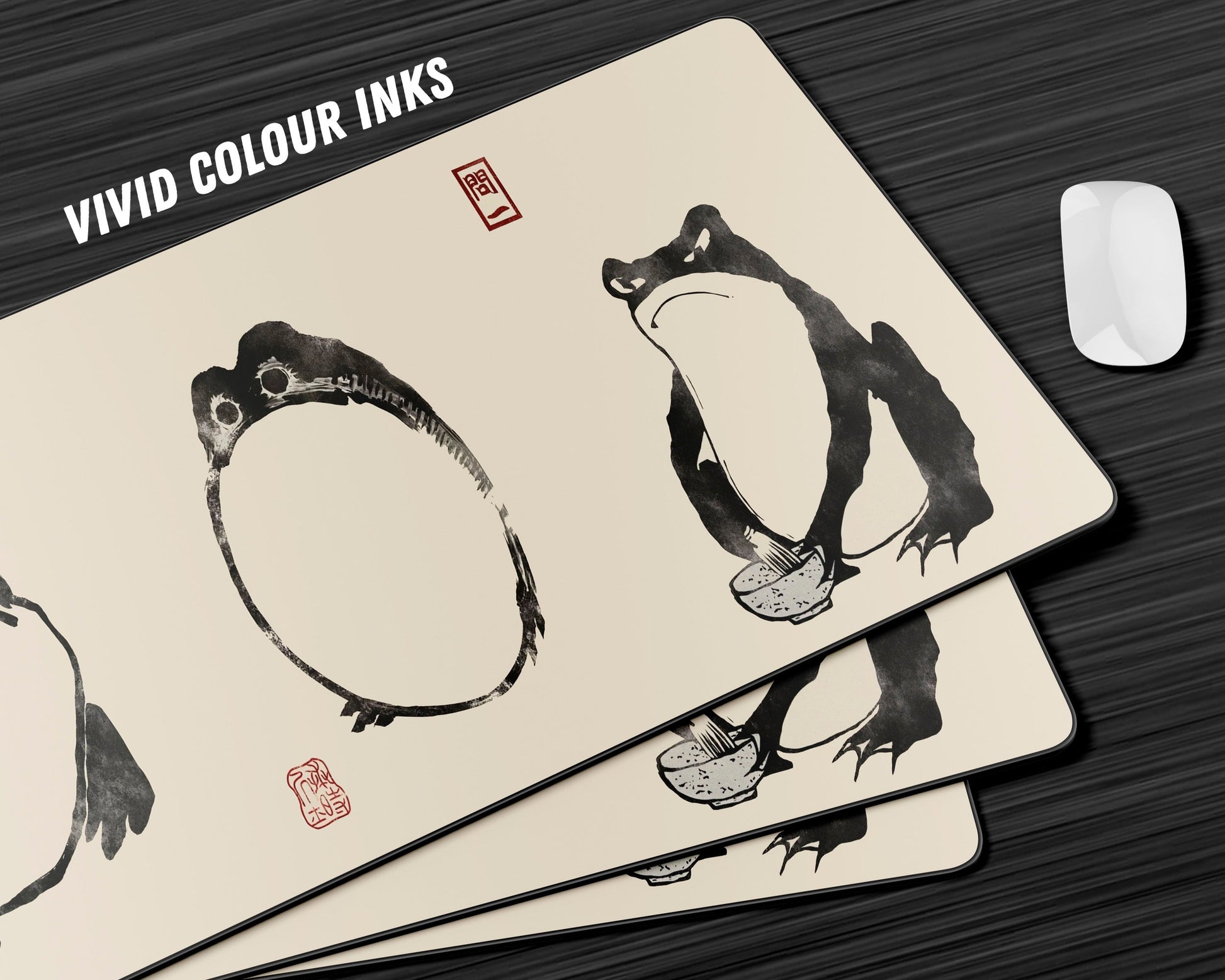Anime Town Creations Mouse Pad Matsumoto Hoji Frog Art Gaming Mouse Pad Accessories - Anime  Gaming Mouse Pad