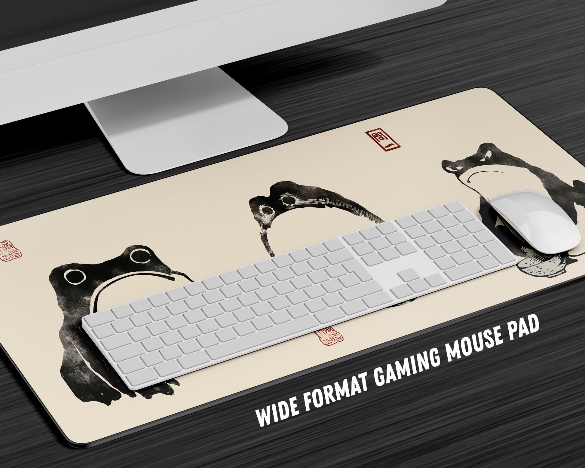 Anime Town Creations Mouse Pad Matsumoto Hoji Frog Art Gaming Mouse Pad Accessories - Anime  Gaming Mouse Pad